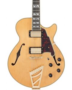 D'ANGELICO DELUXE SS SATIN HONEY WITH STAIRSTEP TAILPIECE