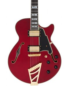 D'ANGELICO EXCEL SS WITH STAIRSTEP TAILPIECE TRANS CHERRY