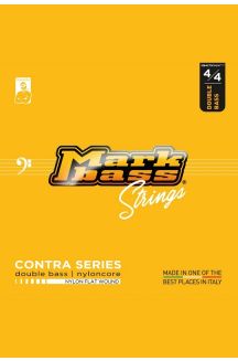 MARK STRINGS CONTRA SERIES DOUBLE BASS NYLONCORE - NYLON FLAT WOUND 4/4